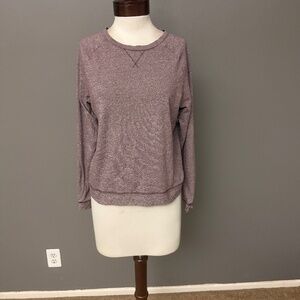 Reiss Men's  Casual Cozy Knit Purple Long sleeve Sweater Sz S Layering